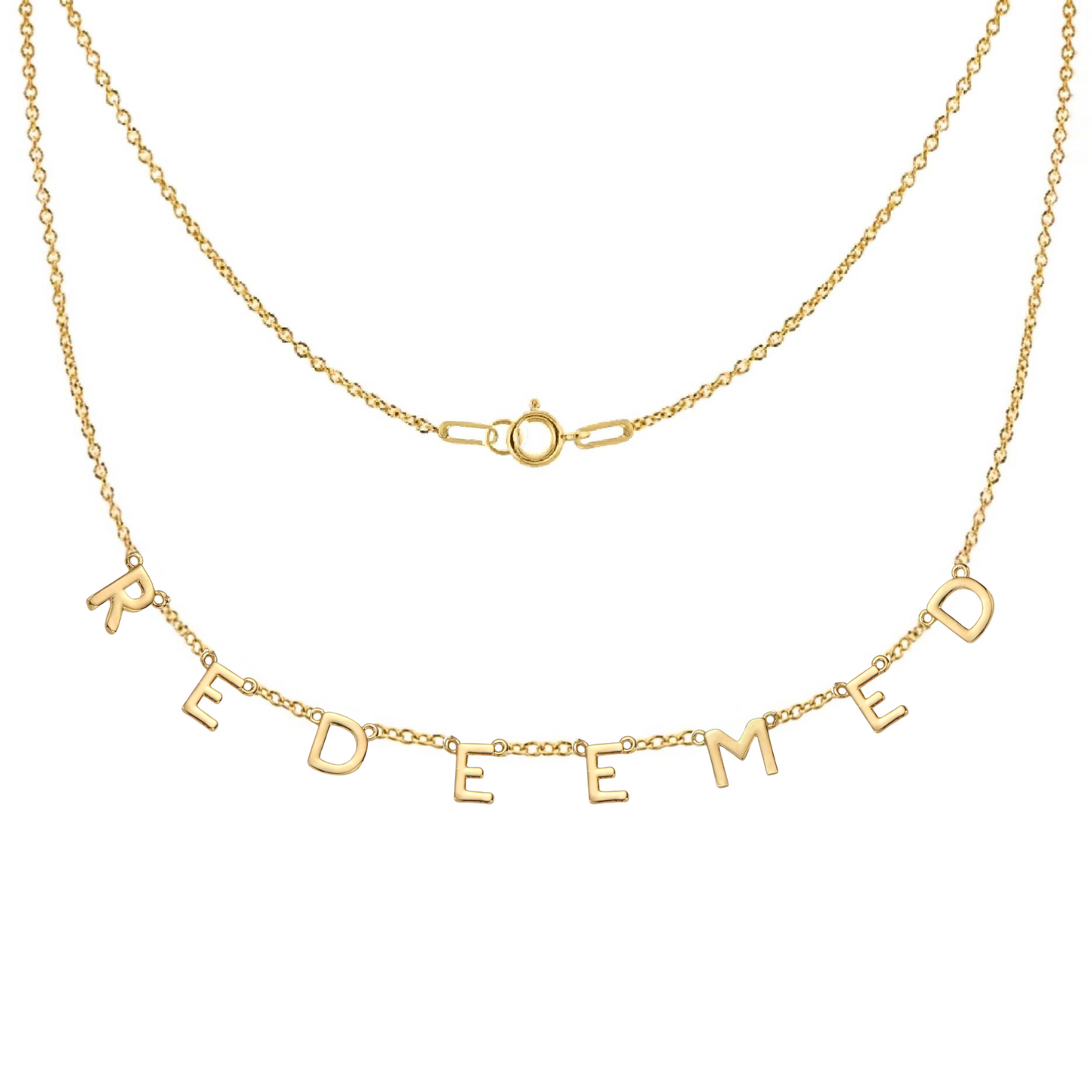 REDEEMED Necklace in Gold-Filled and Sterling Silver