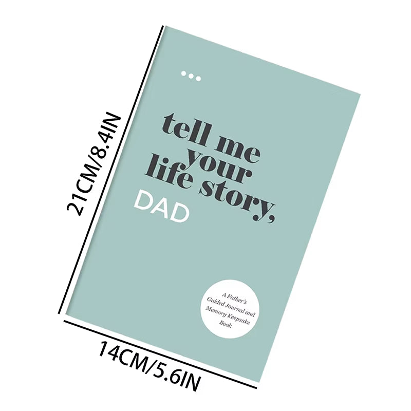 Portable Notebook Dad Mom I Want to Hear Your Story Notebook Share Their Life Notebook Multipurpose Diary Notebook Gifts