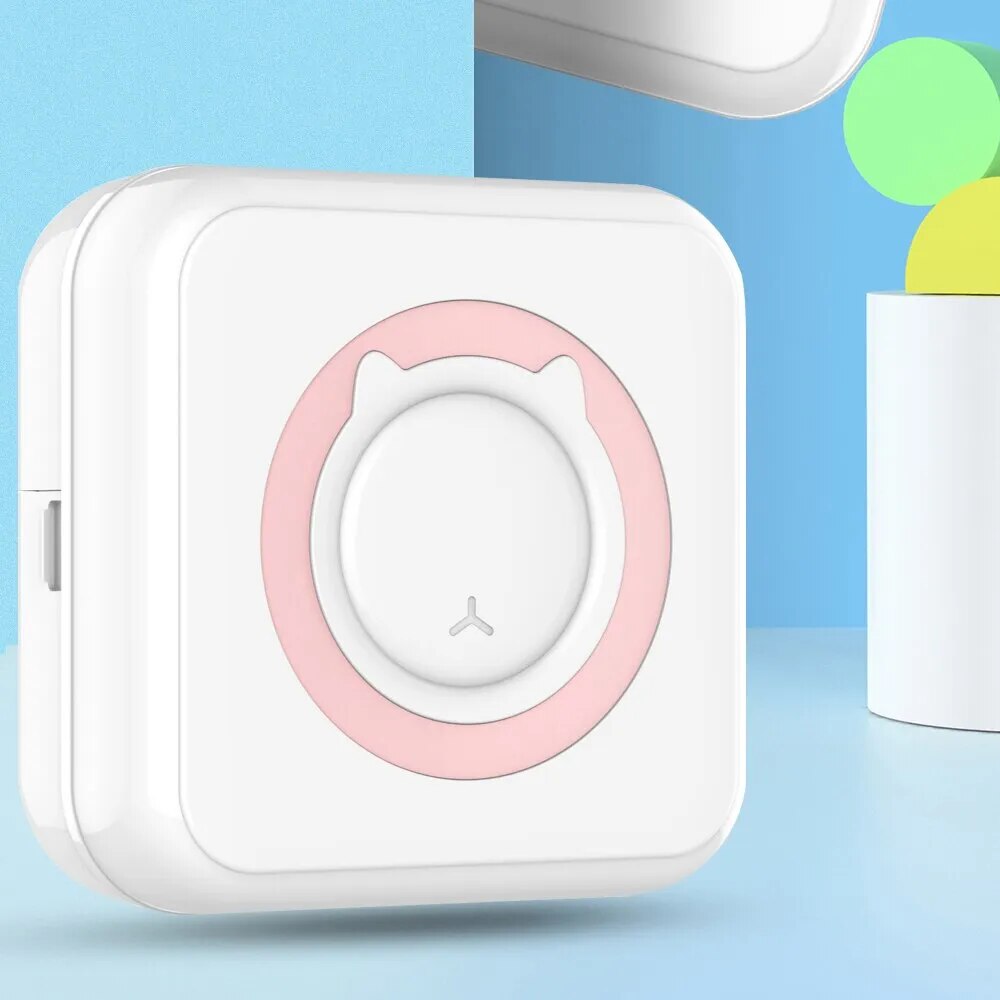 Mini Printer Portable Thermal Stickers -