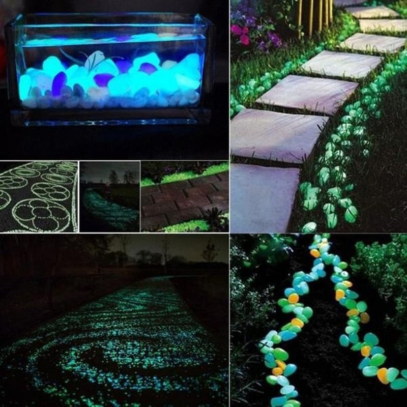 Glow in the Dark Garden Pebbles -