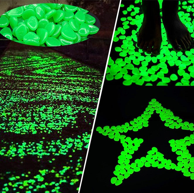 Glow in the Dark Garden Pebbles -