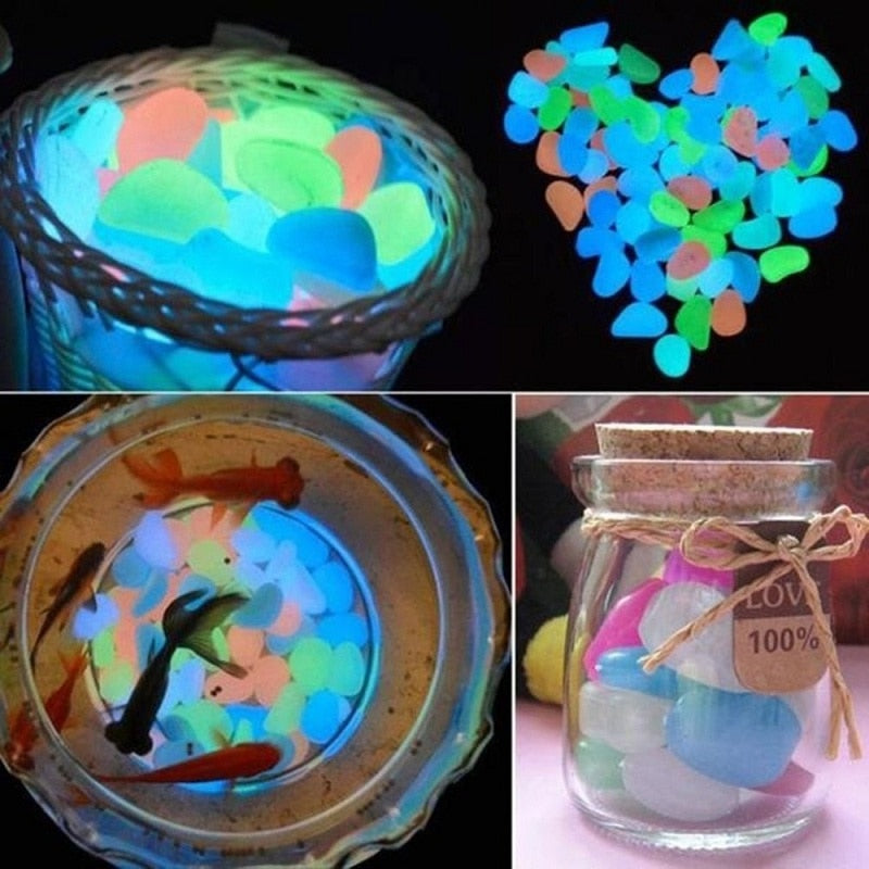 Glow in the Dark Garden Pebbles -