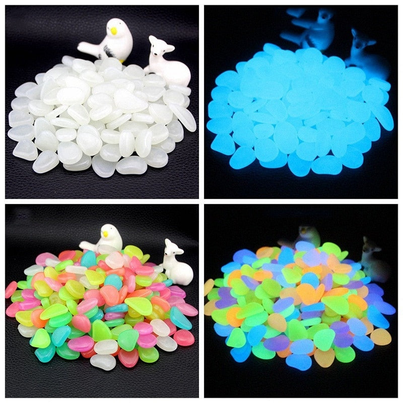 Glow in the Dark Garden Pebbles -
