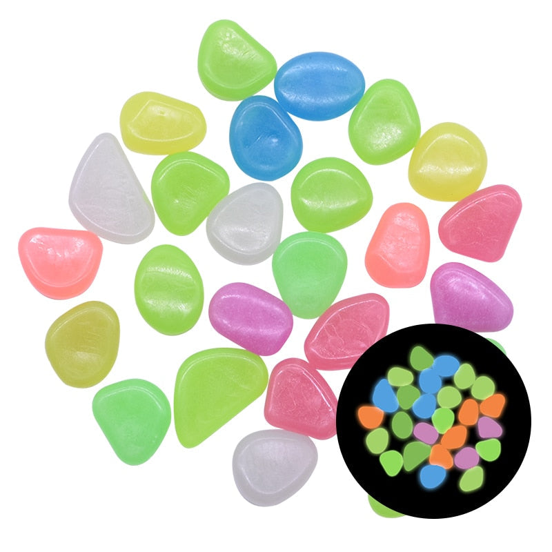 Glow in the Dark Garden Pebbles -