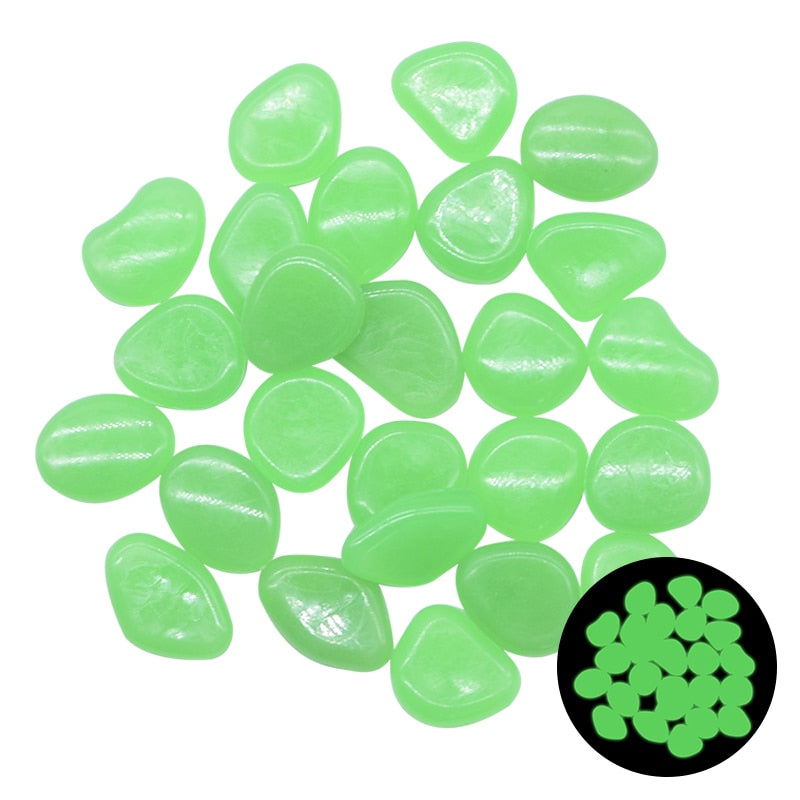 Glow in the Dark Garden Pebbles -