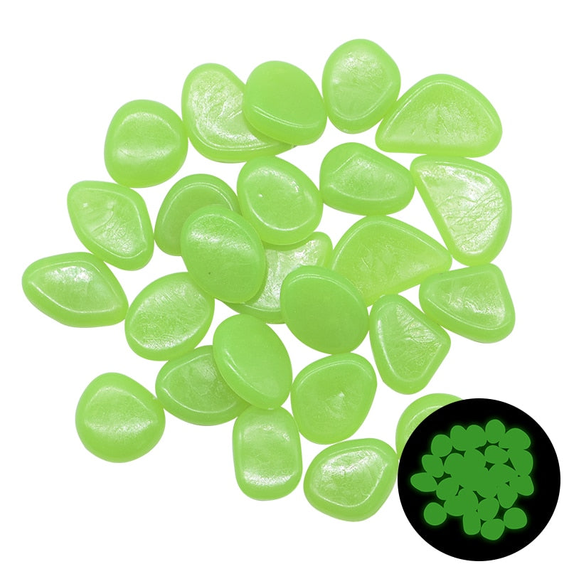 Glow in the Dark Garden Pebbles -