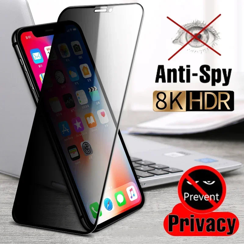 Full Cover Privacy Screen Protector For iPhone 11 12 13 14 15 Pro Max -