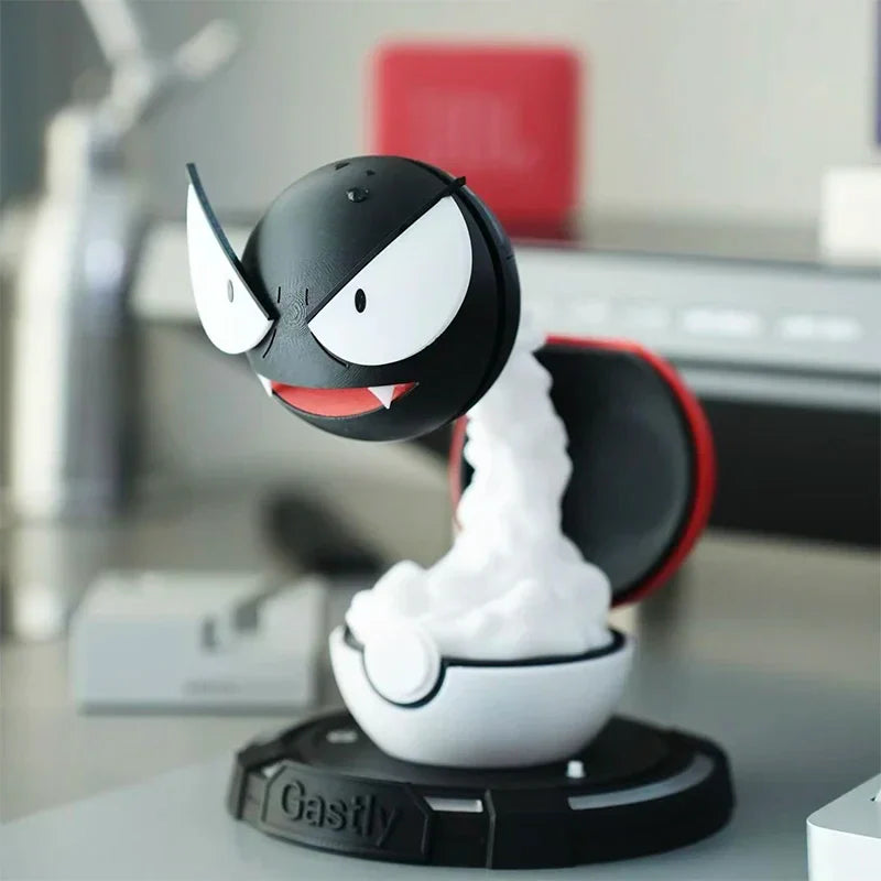 Gastly Humidifier Smoking Night Light Anime Toy Light Gaming Room Bedroom Led Lamp Table Decoration Kids Christmas Gifts Custom - Housewares