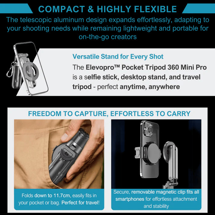 Pocket Tripod for Video Creators -
