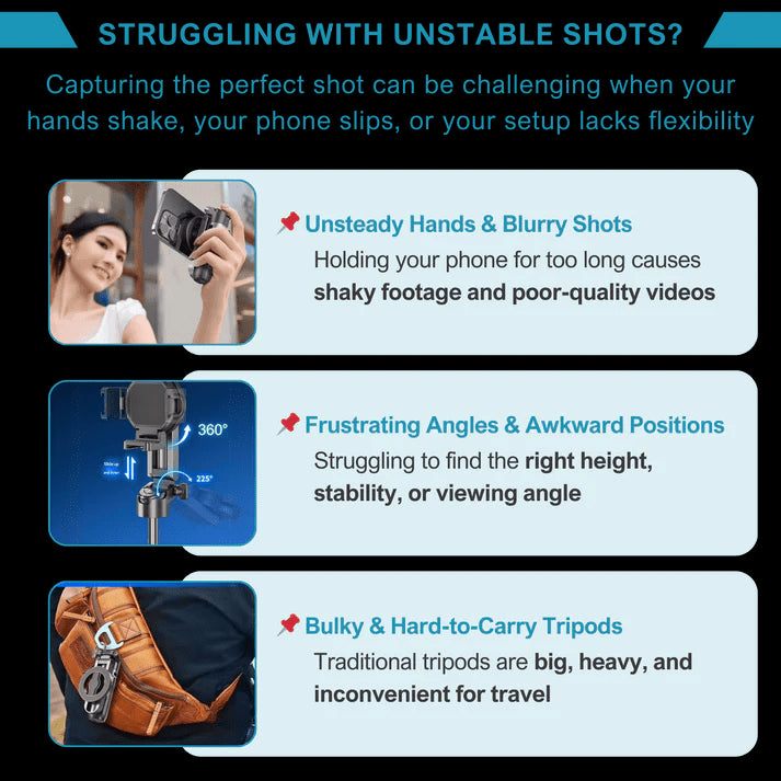Pocket Tripod for Video Creators -