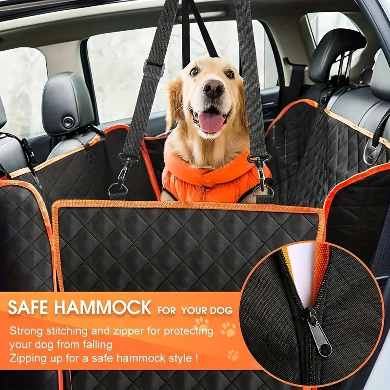 Premium Dog Car Hammock – Scratch-Proof & Waterproof -