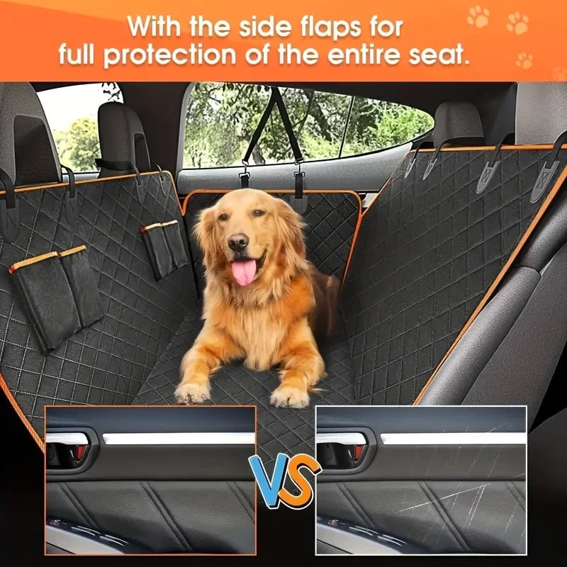Premium Dog Car Hammock – Scratch-Proof & Waterproof -
