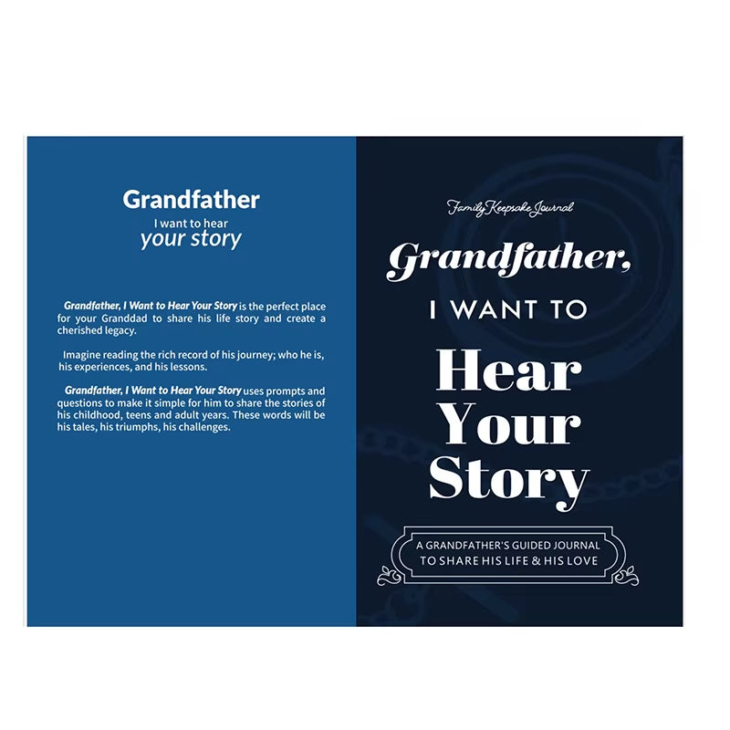 Portable Notebook Dad Mom I Want to Hear Your Story Notebook Share Their Life Notebook Multipurpose Diary Notebook Gifts