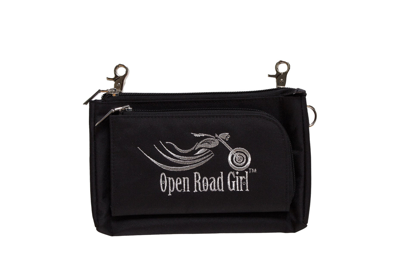 Open Road Girl Durable Canvas Hip Purse, 5 COLORS