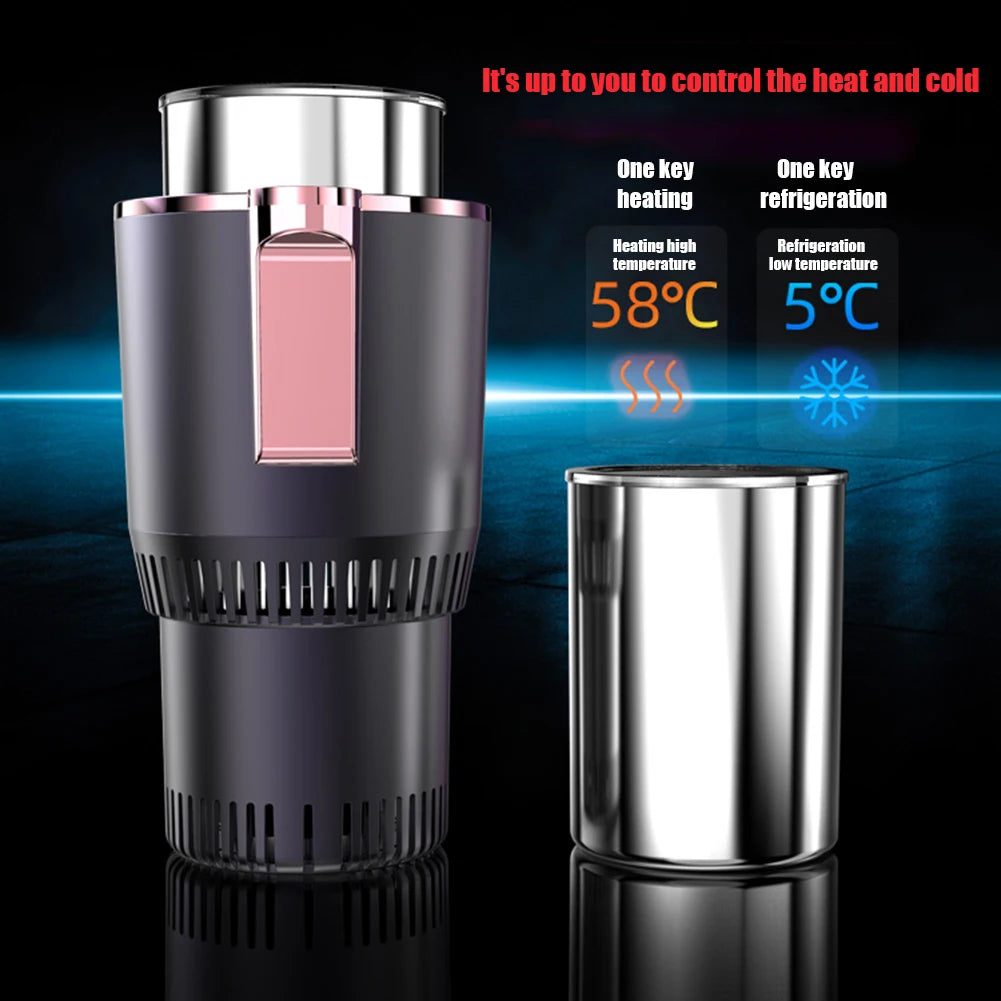 Portable Smart 2-in-1 Car Cup Cooler & Warmer – Keep Drinks Hot or Cold Anywhere