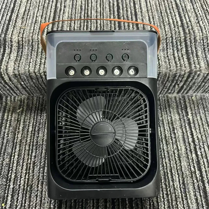 Xiaomi New 3-in-1 Fan Air Conditioner Household Small Air USB Electric Fan Air Cooler LED Night Light Water Mist Office Home