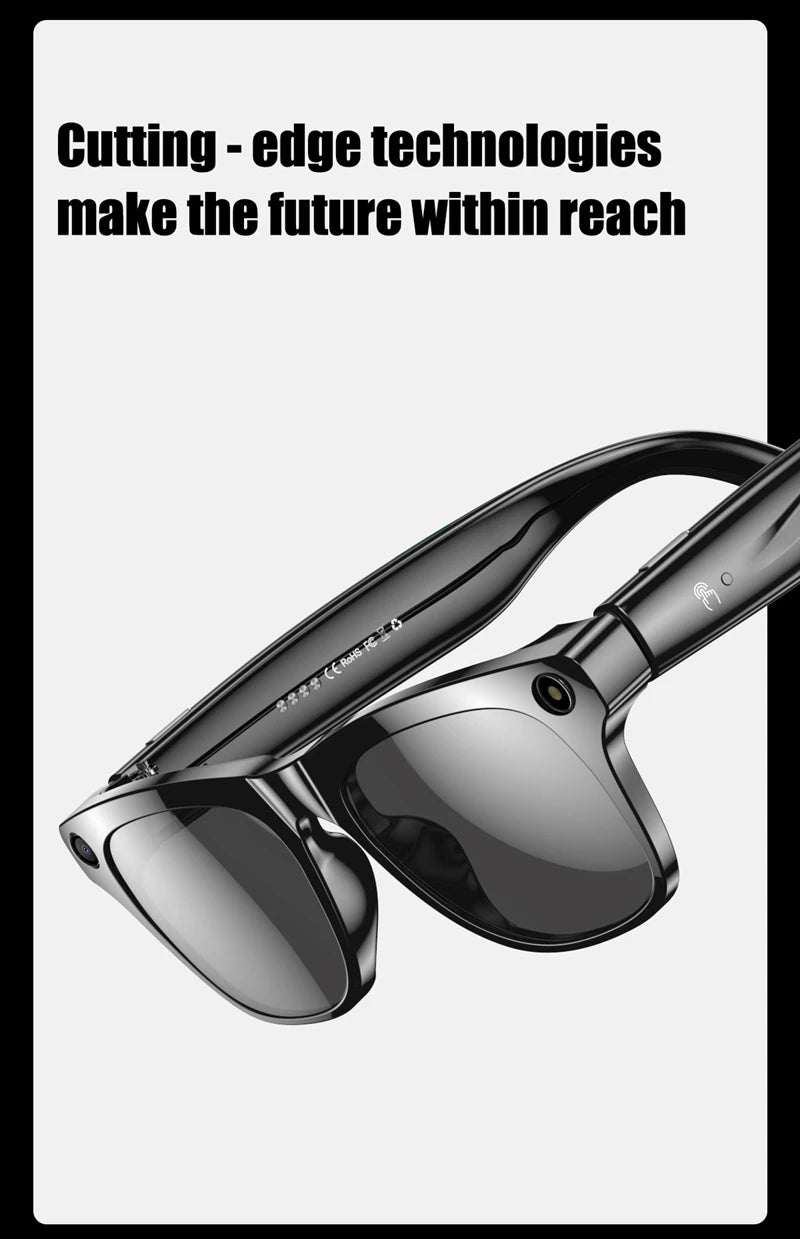 4K AI Smart Photochromic Glasses Multifunction Camera Bluetooth Call Voice Assistant Music Player Translate Glasses For Xiaomi qykyai-sq.myshopify.com