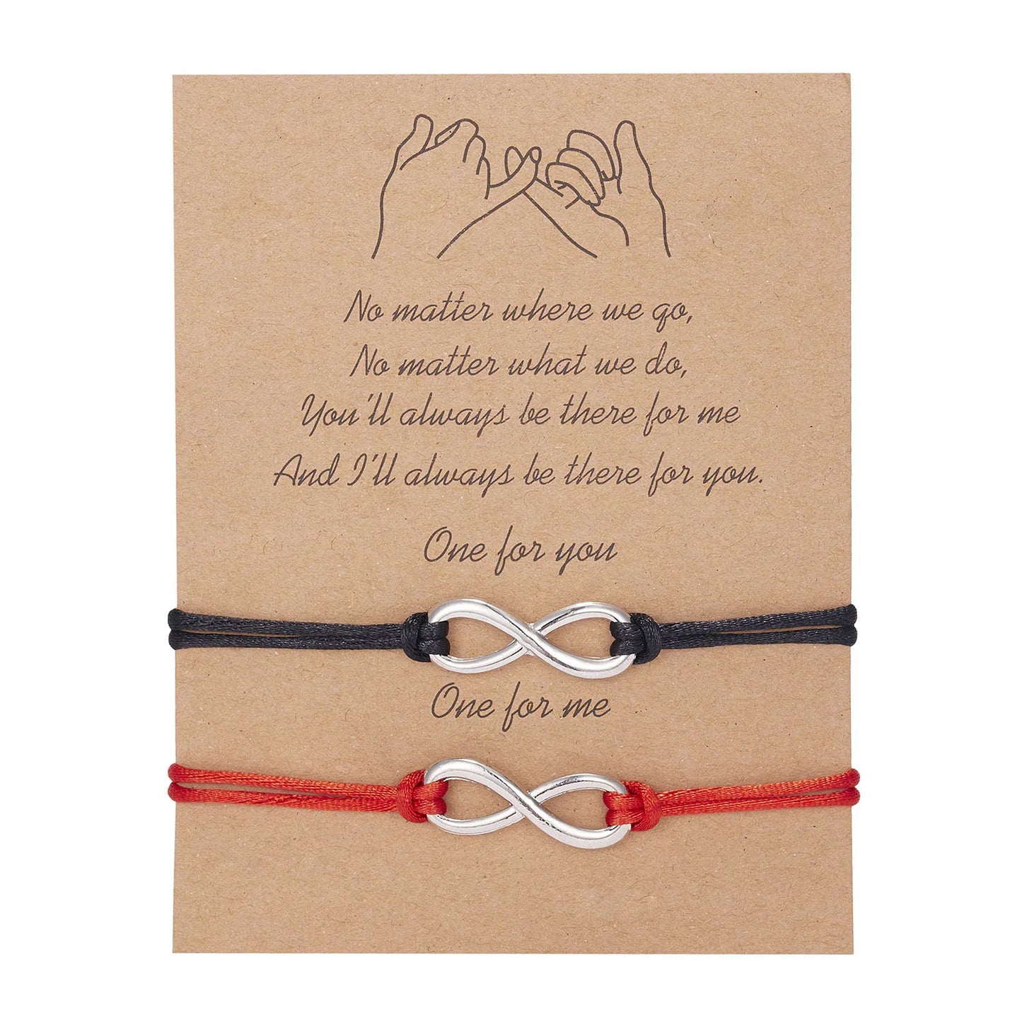 2Pcs New Trendy Cute Wish Sunflower Rainbow Love Black Rope Beads Bracelet for Girl Woman Fashion DIY Jewelry Gift Dropship