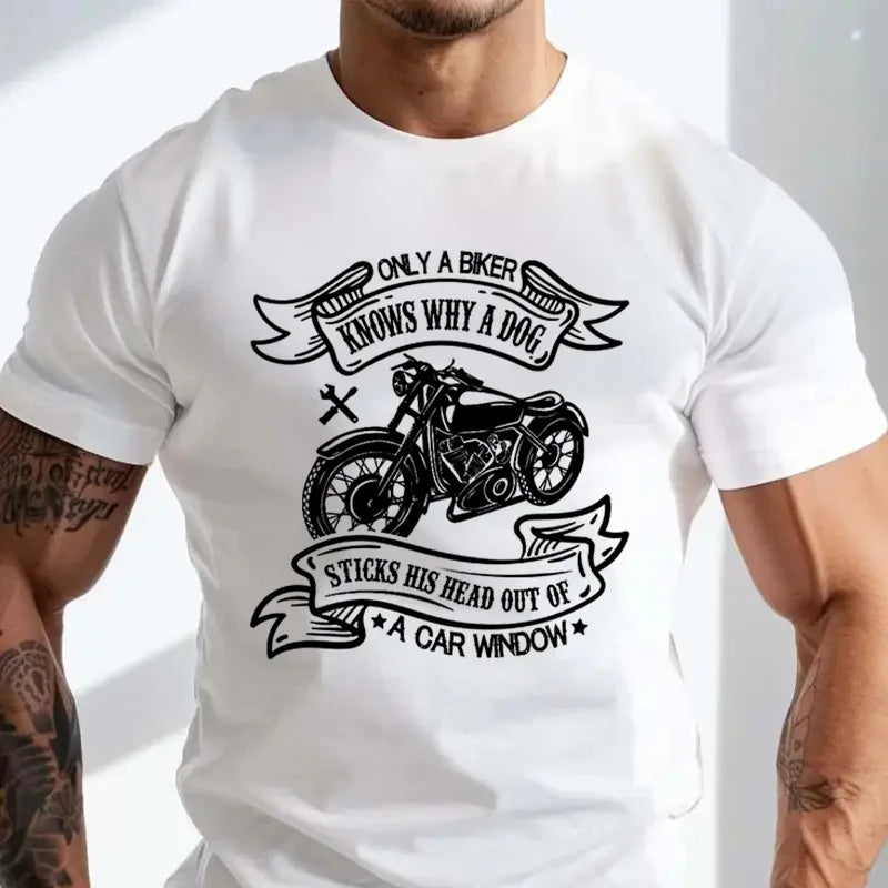 Only A Biker Knows Funny Motorcycle Motorbike Mens Womens T-Shirts Cotton O-Neck Short Sleeve Casual T Shirt