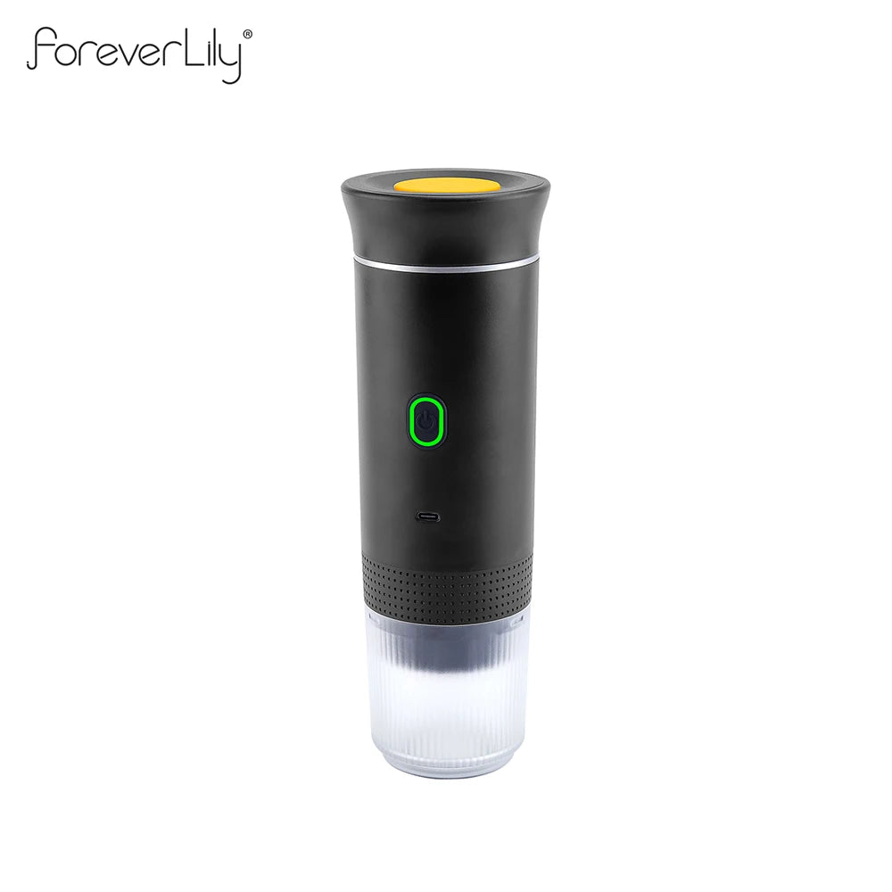 3-in-1 Portable Espresso Maker – Wireless Coffee Machine for Travel, Car & Camping