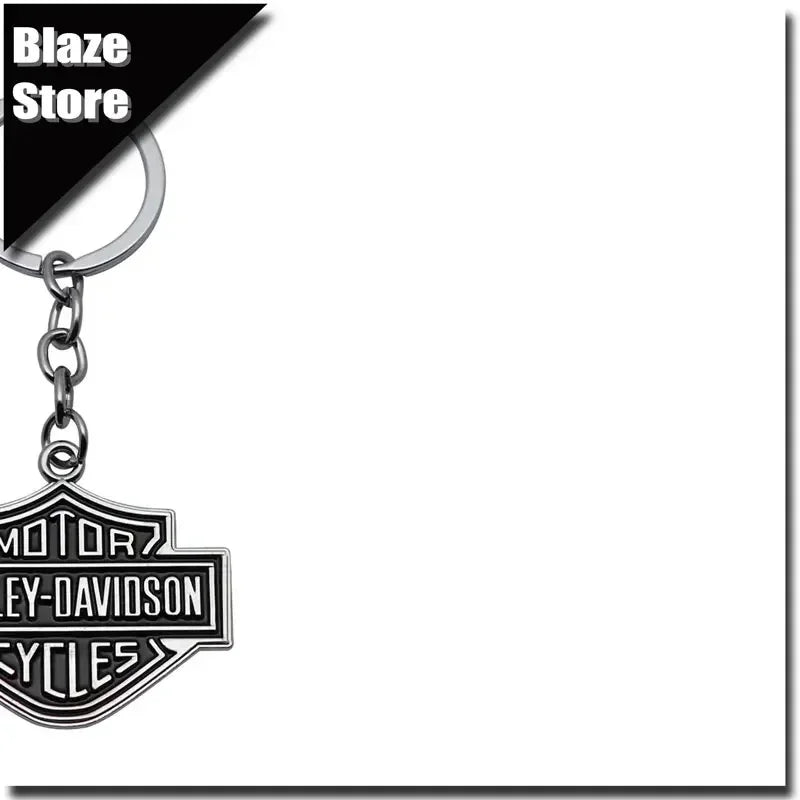 Minimalist style Metal motorcycle key chain