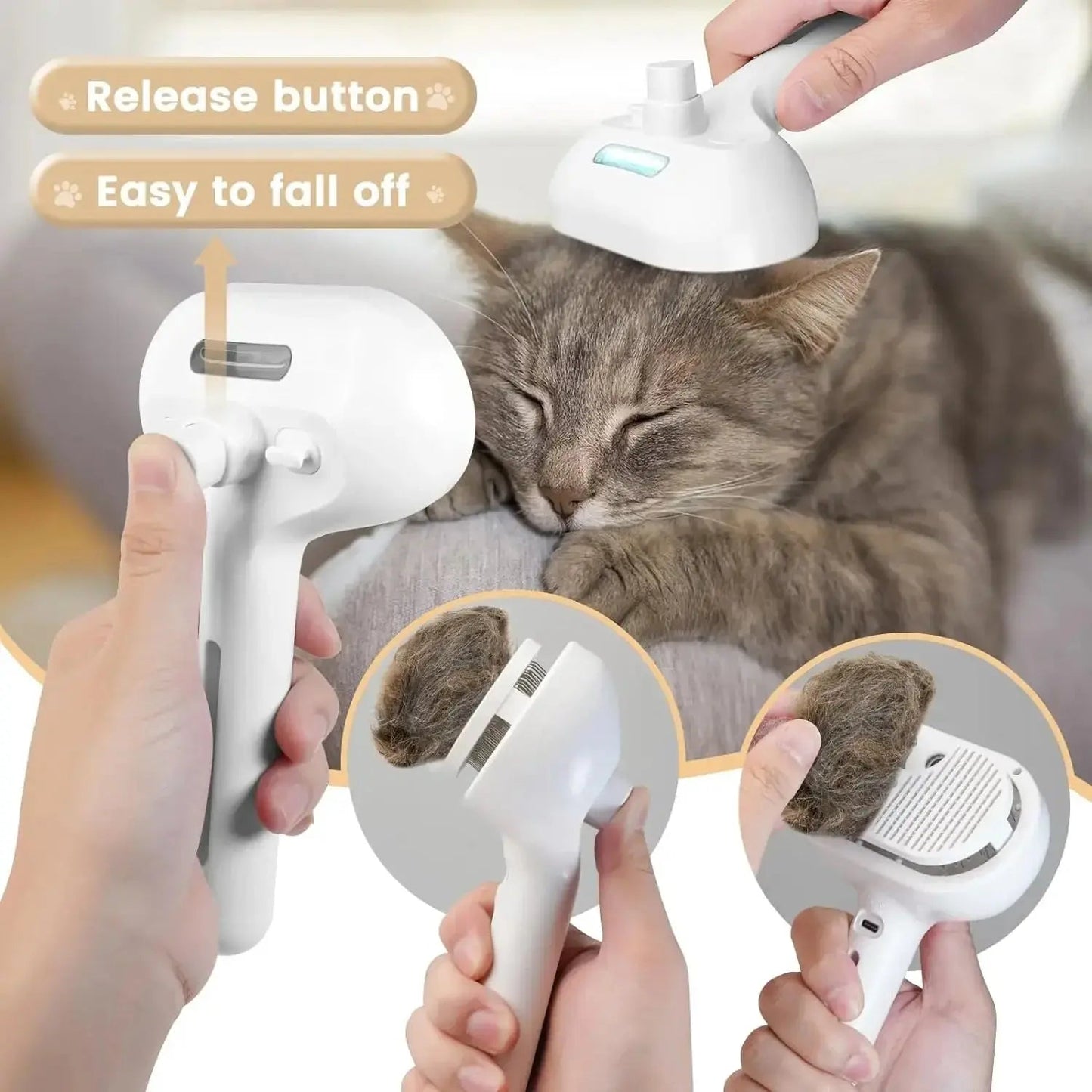 Steam Pet Grooming Tool