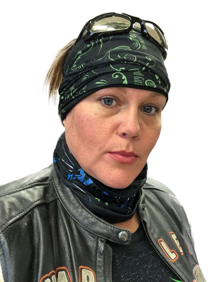 Scatter Open Road Girl NeckTube (Neck Gaiter), 7 Colors
