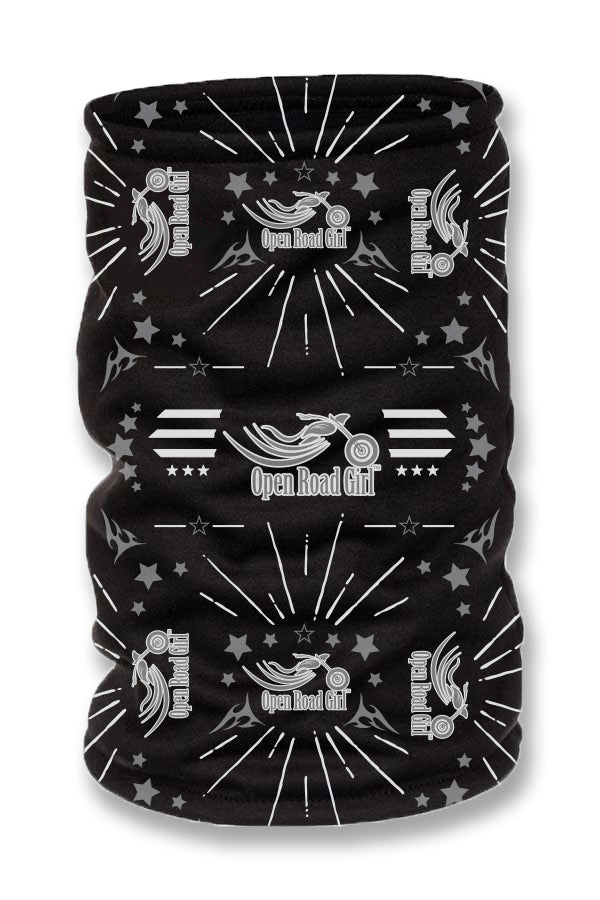 Star Open Road Girl NeckTube (Neck Gaiter), 4 Colors