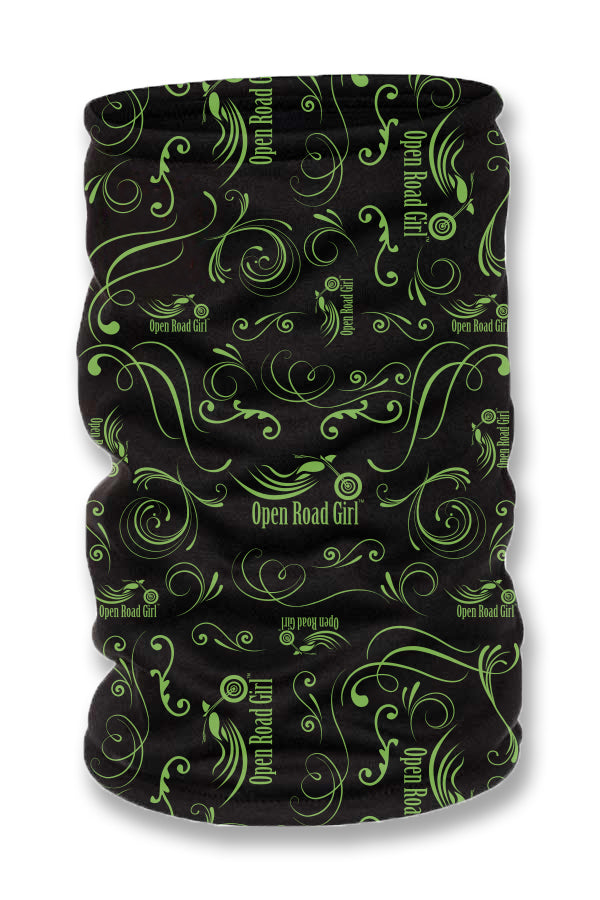 Scatter Open Road Girl NeckTube (Neck Gaiter), 7 Colors