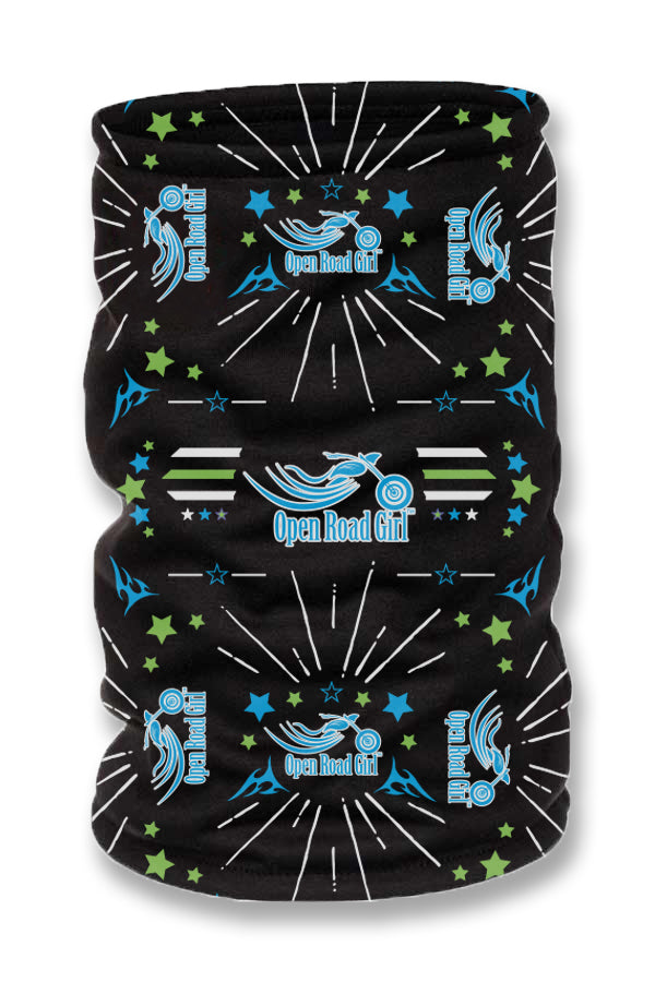 Star Open Road Girl NeckTube (Neck Gaiter), 4 Colors