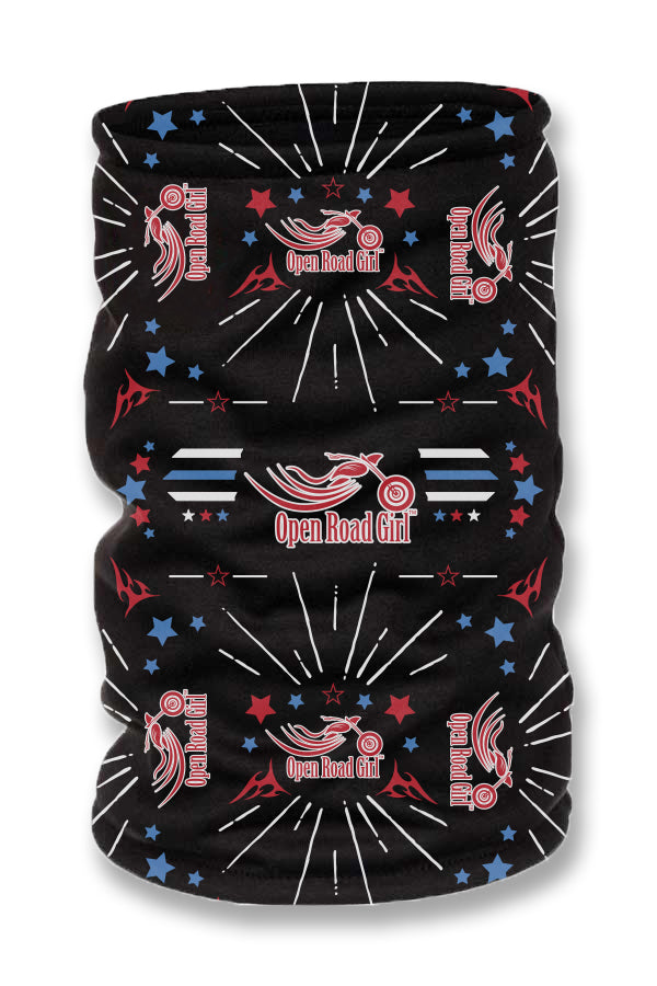 Star Open Road Girl NeckTube (Neck Gaiter), 4 Colors