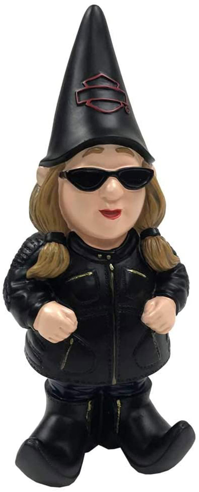 New Cross border outdoor Harley-Davidson biker dwarf gnome dwarf resin crafts Garden patio pieces