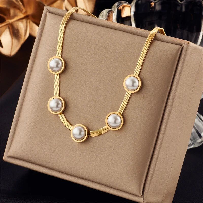 316L Stainless Steel Gold Color Crystal Necklace for Women Punk Street Trend Snake Chain Choker Girls Jewelry Gifts  316L Stainless Steel Gold Color Crystal Necklace for Women Punk Street Trend Snake Chain Choker Girls Jewelry Gifts    qykyai-sq.myshopify.com