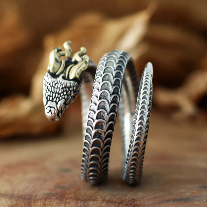 Draco Coil Ring    qykyai-sq.myshopify.com