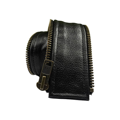 VXP54 Men's Black Universal Vest Expander Panel with Antique Zip