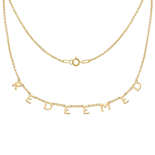 REDEEMED Necklace in Gold-Filled and Sterling Silver