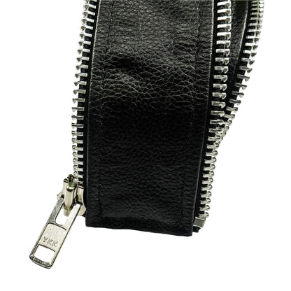 VXP51 Men's Black Universal Vest Expander Panel with Silver Aluminum Zip