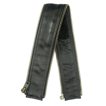 VXP54 Men's Black Universal Vest Expander Panel with Antique Zip