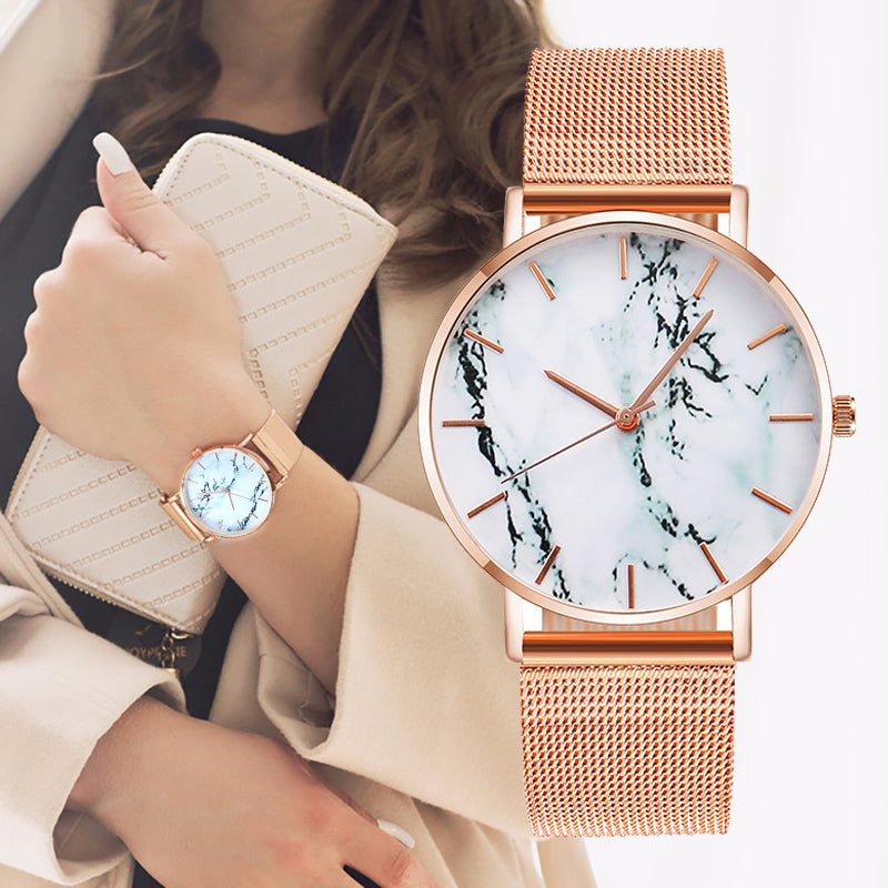 Fashion Rose Gold Mesh Band Creative Marble Female Wrist Watch Luxury Women Quartz Watches Gifts Relogio Feminino Drop Shipping -   Fashion Rose Gold Mesh Band Creative Marble Female Wrist Watch Luxury Women Quartz Watches Gifts Relogio Feminino Drop Shipping    qykyai-sq.myshopify.com