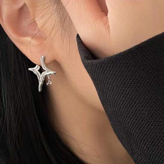 Asterism Rhinestone Earrings -   Asterism Rhinestone Earrings    qykyai-sq.myshopify.com
