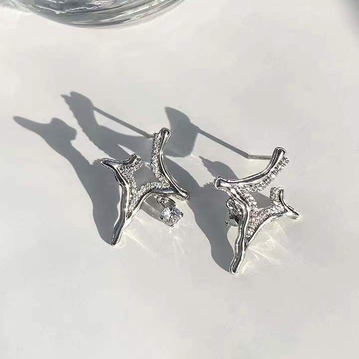 Asterism Rhinestone Earrings -   Asterism Rhinestone Earrings    qykyai-sq.myshopify.com