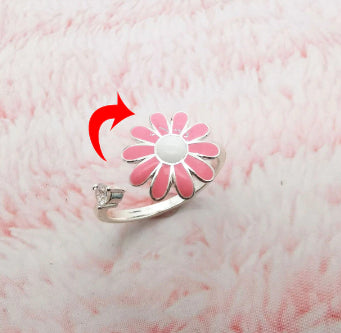 Fidget Spinner Rotatable Ring For Women - 