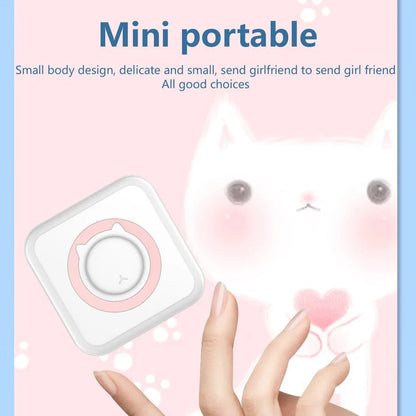 Mini Printer Portable Thermal Stickers - 
