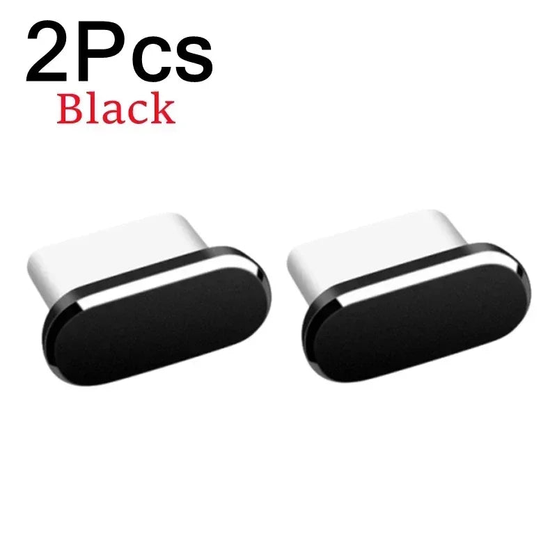 2Pcs 16PM Metal Dust Plug For iPhone - 