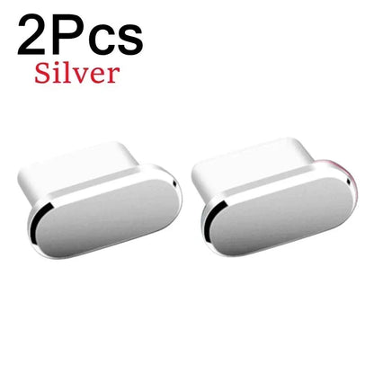 2Pcs 16PM Metal Dust Plug For iPhone - 