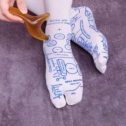 Reflexology Socks With Massage Trigger Tool - 