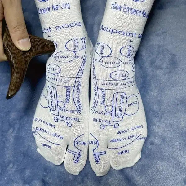 Reflexology Socks With Massage Trigger Tool - 