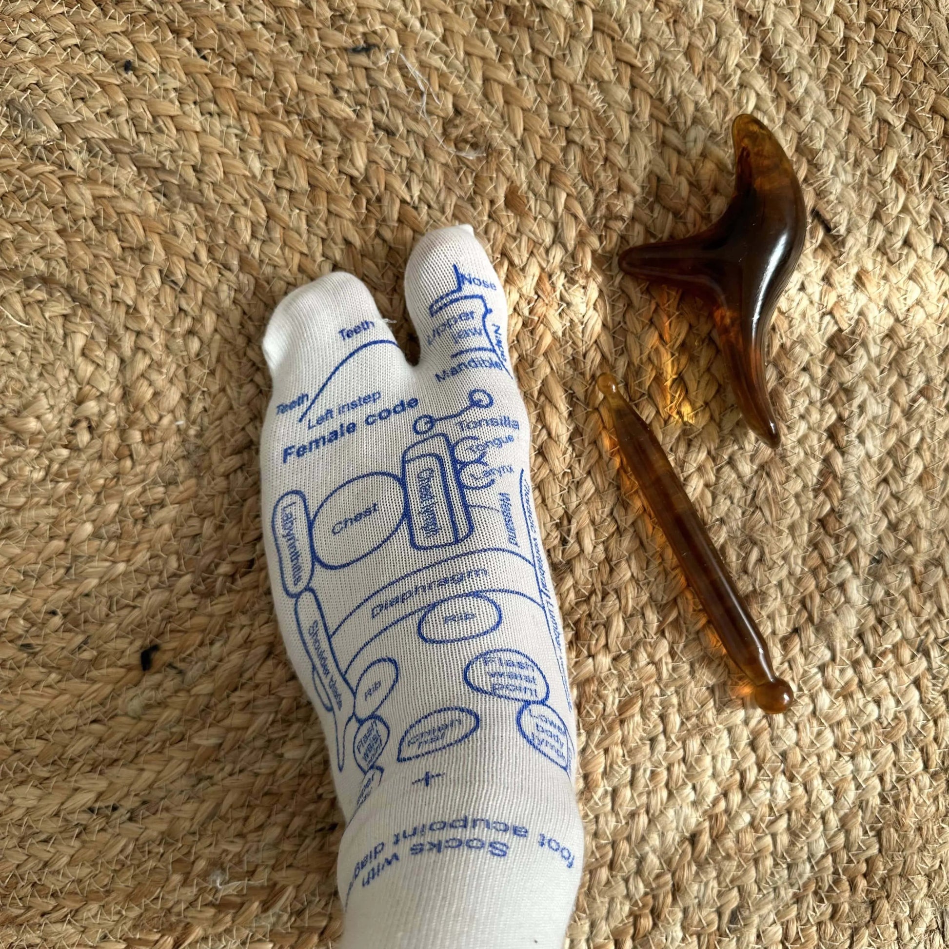 Reflexology Socks With Massage Trigger Tool - 