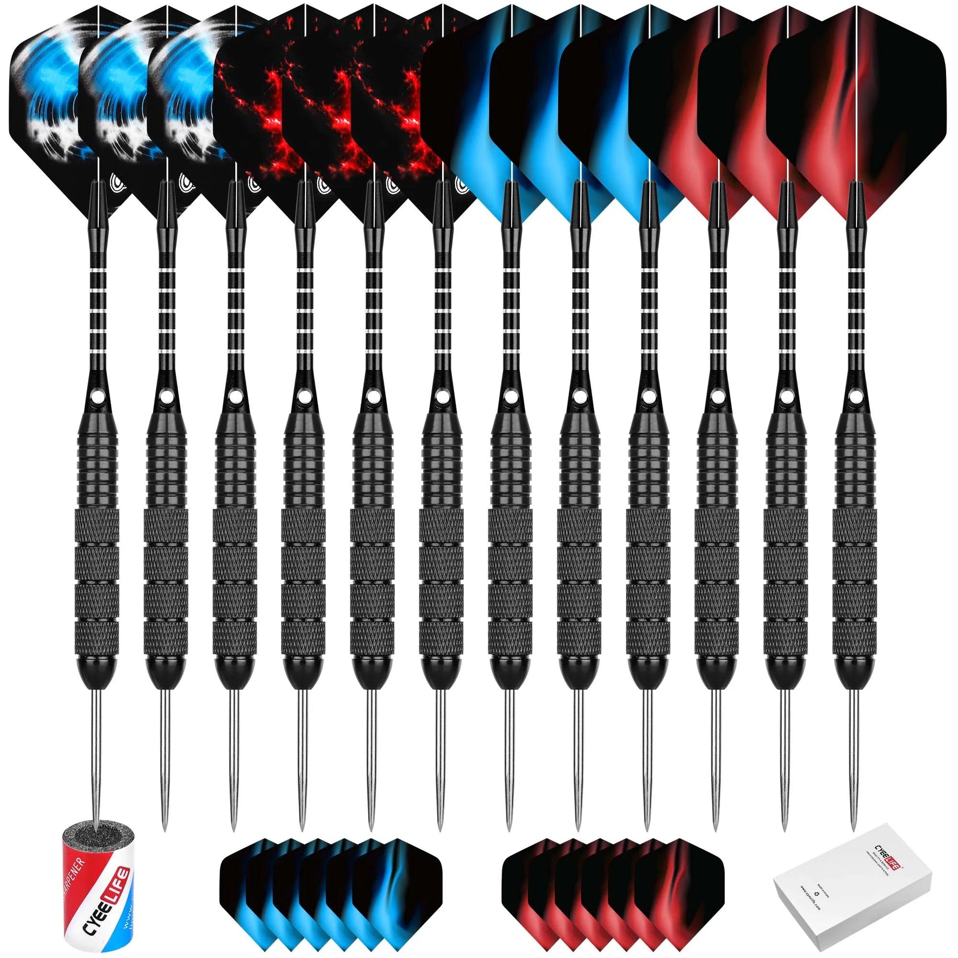 CyeeLife 6/12PCS 24G hard dart steel needle - 