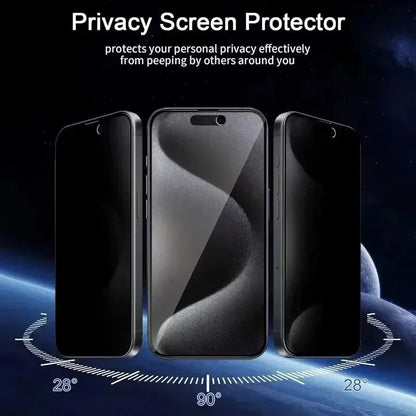 Full Cover Privacy Screen Protector For iPhone 11 12 13 14 15 Pro Max - 